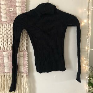 Black Mock Turtleneck BNWT